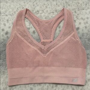 New Balance Pink Racerback Sports Bra